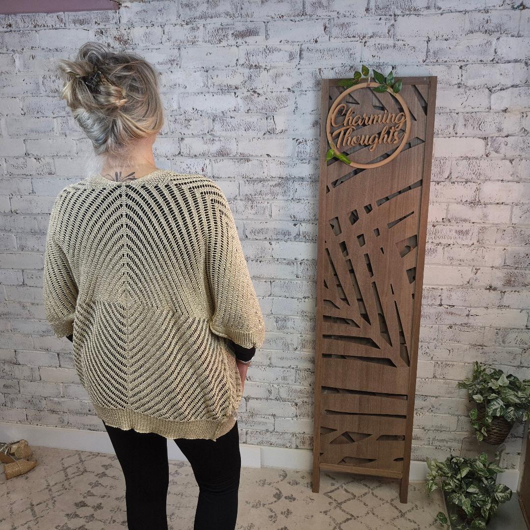 Carol Shimmer Cardigan