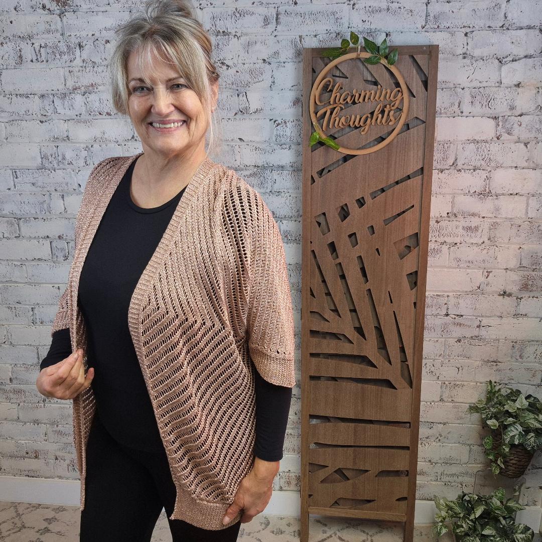 Carol Shimmer Cardigan