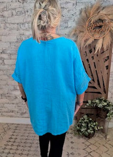 Ember Crinkle Top