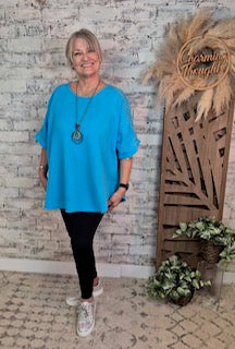 Ember Crinkle Top
