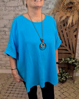 Ember Crinkle Top