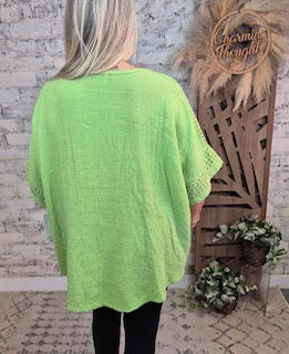Ember Crinkle Top