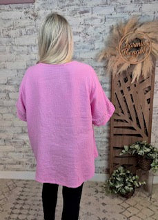 Ember Crinkle Top