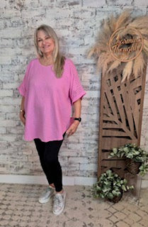 Ember Crinkle Top