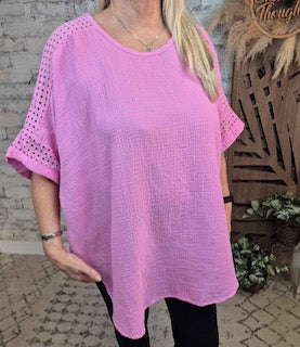 Ember Crinkle Top