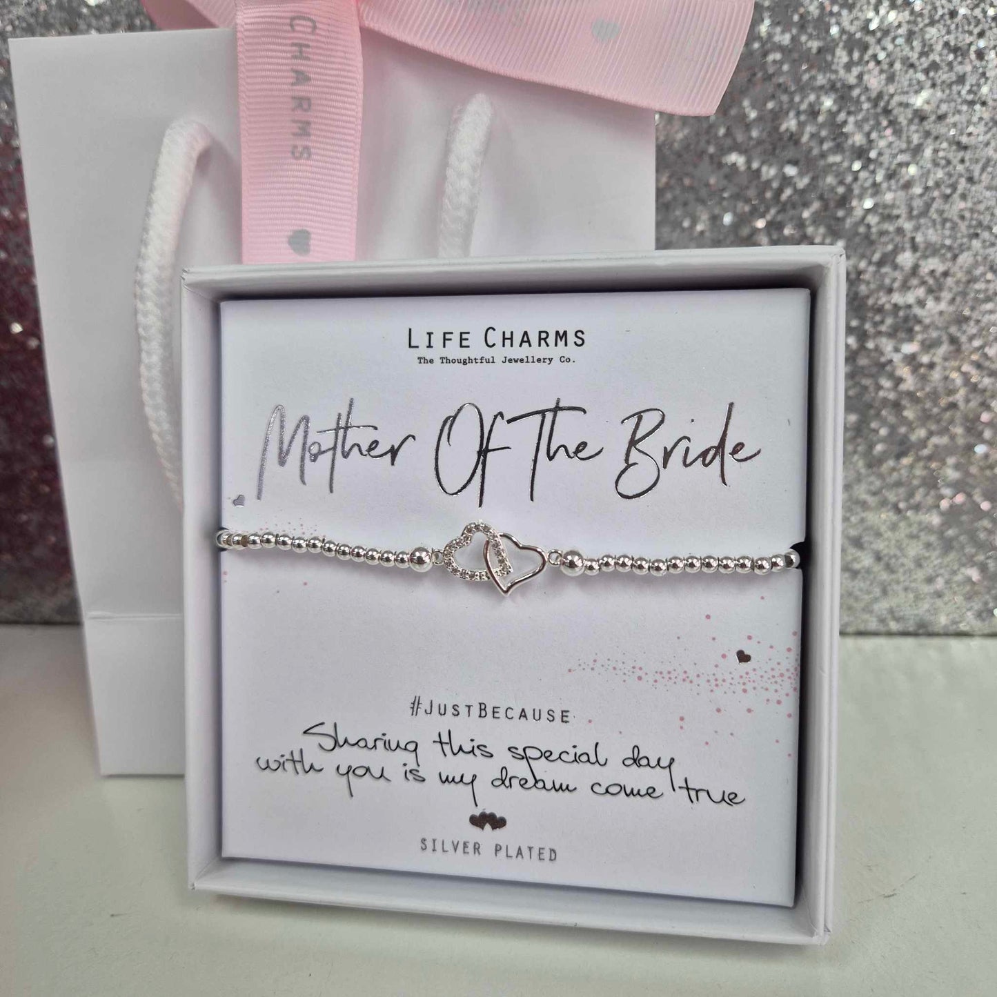 Life Charms #justbecause Mother of the Bride Bracelet