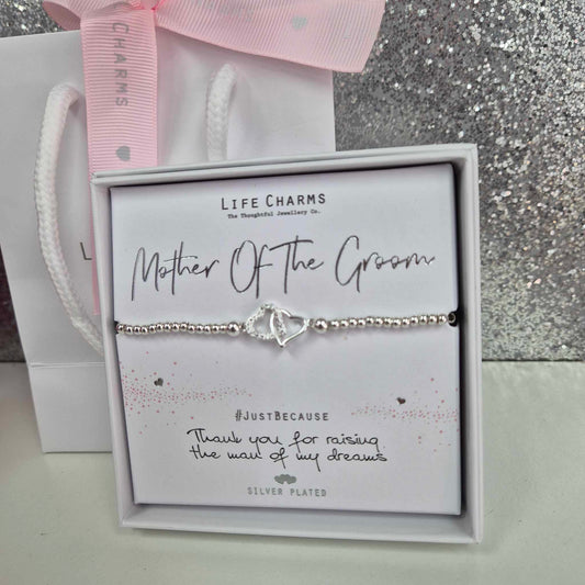 Life Charms #justbecause Mother of the Groom Bracelet