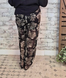 Nora Animal Print Flower Pants SALE