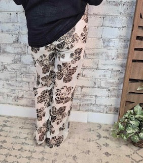 Nora Animal Print Flower Pants SALE