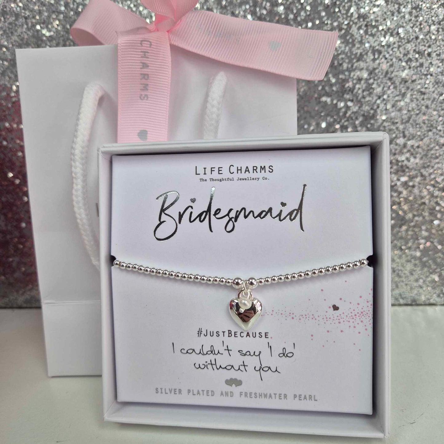 Life Charms #justbecause Bridesmaid Bracelet