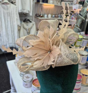 Champagne Shimmer Fascinator