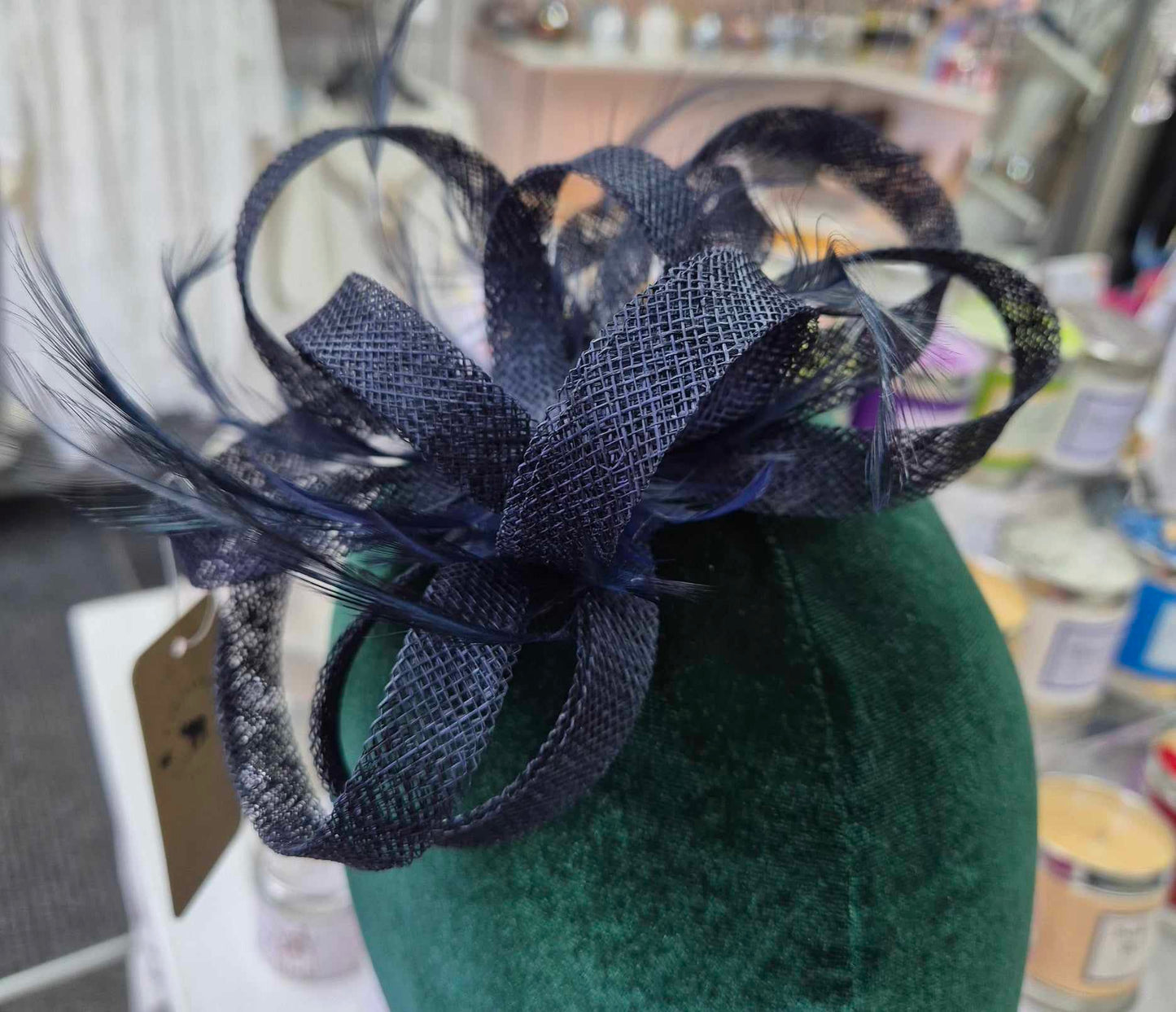 Small Navy Knot Fascinator